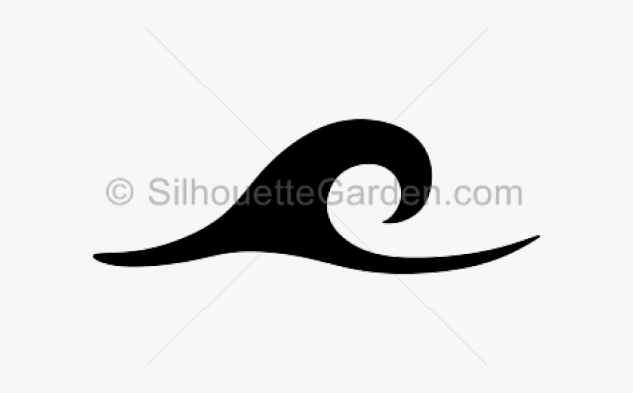 Transparent Wave Silhouette Png - Black Waves Silhouette Png, Transparent Clipart
