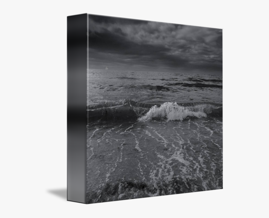 Clip Art Black And White Ocean Photography - Ocean Black And White, Transparent Clipart