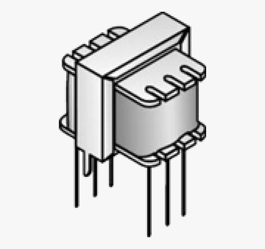 Audio Transformer - 600 Ohm Transformer Telephone Line, Transparent Clipart