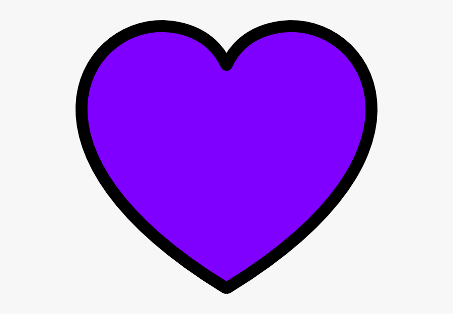 Purple Heart Clipart, Transparent Clipart