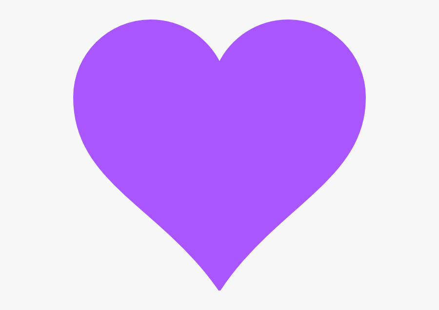 Violet Heart Clip Art - Purple Heart Clipart, Transparent Clipart