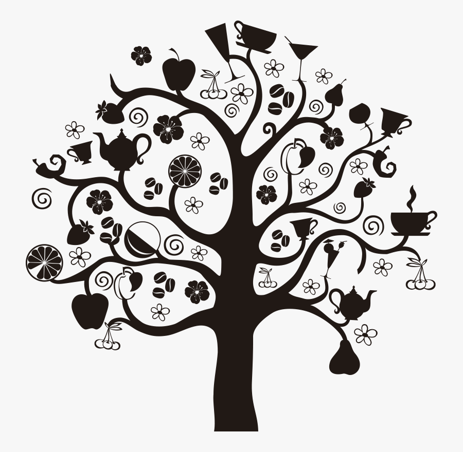Numbers Tree, Transparent Clipart