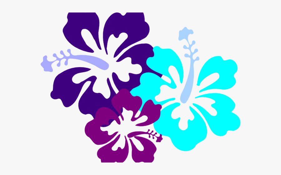 Purple Rose Clipart Heart - Hibiscus Clip Art, Transparent Clipart