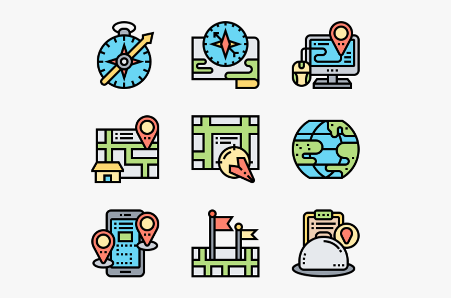 Maps And Navigation - Smart Farm Icon, Transparent Clipart