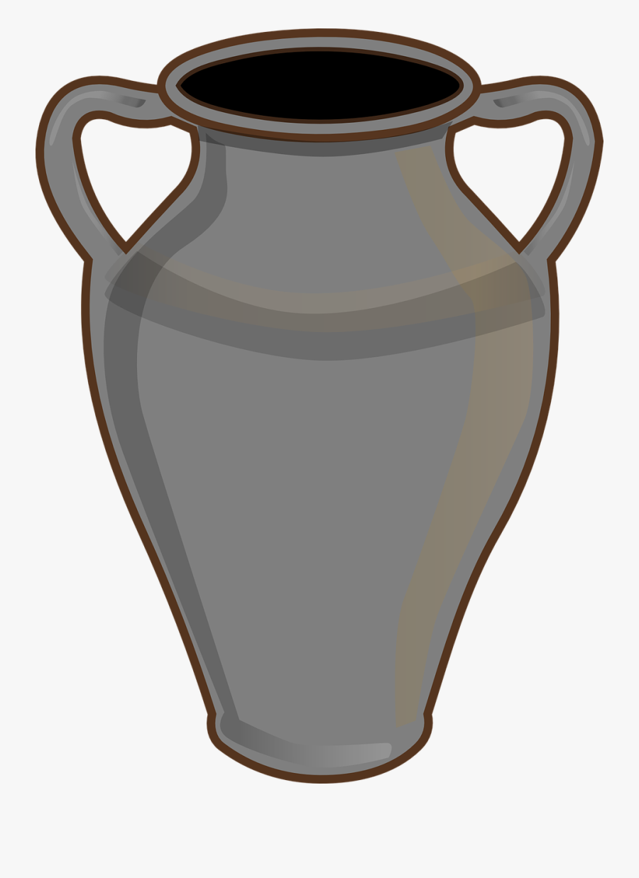 Vase Antique Amphora Free Picture - Cartoon Vase Png, Transparent Clipart