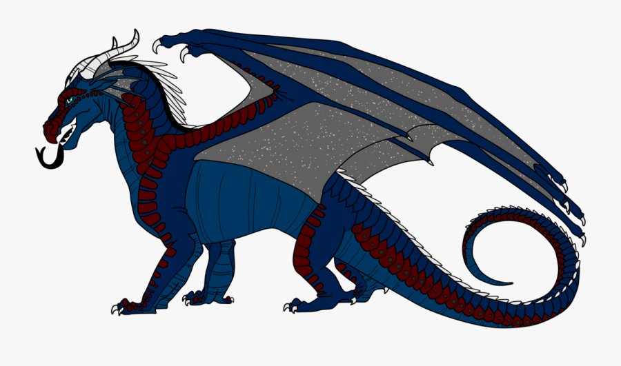 Wings Of Fire Nightwing Seawing Rainwing Hybrid.