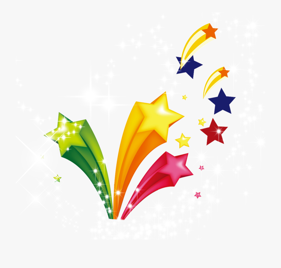 Celebration Star Design Background, Transparent Clipart