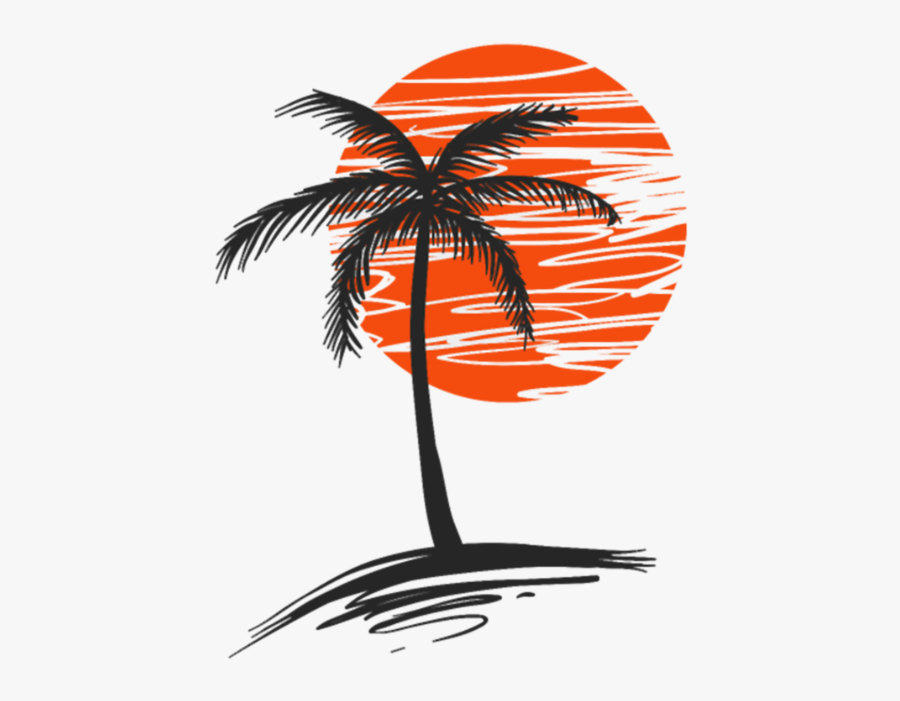 Palm Tree - Palm Tree Graphic Design, Transparent Clipart