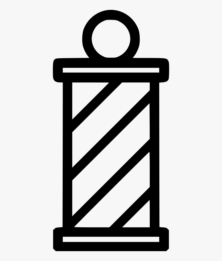 Barbers Pole - Barber Pole Simple, Transparent Clipart