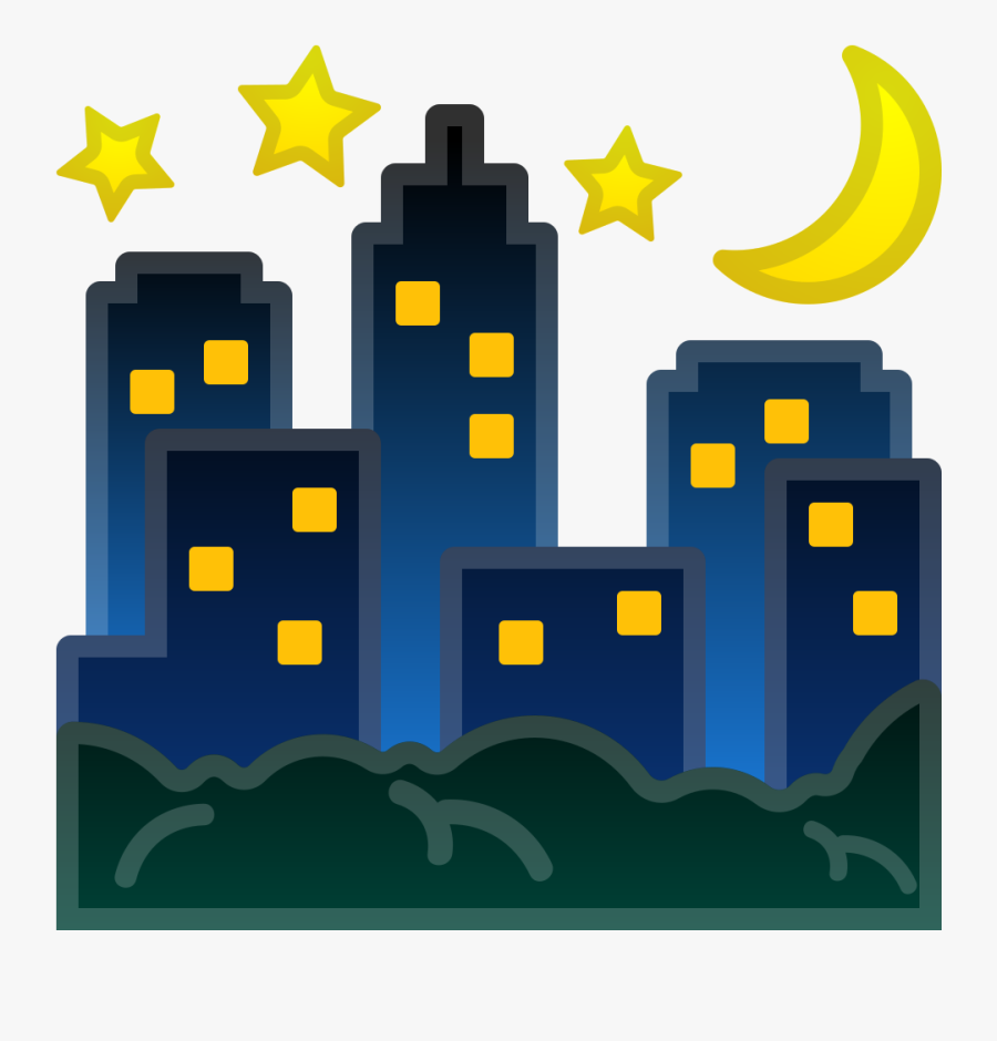 Stars Icon Png - Night Emoji Transparent, Transparent Clipart