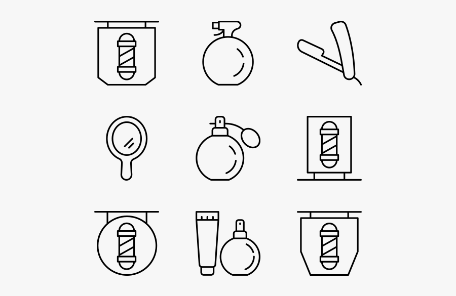 Barber Shop - Icones Free Png Call Center, Transparent Clipart