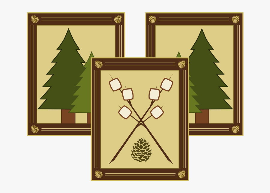 Free Camping Birthday Printables, Transparent Clipart