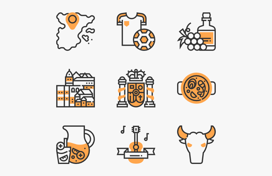 Art,graphics,art - Spain Icon Transparent, Transparent Clipart