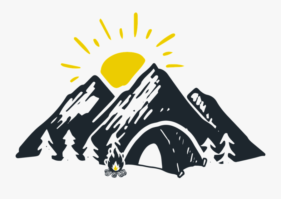 Camping, Mountain, Outdoor, Tent, Camp, Travel - Best View Comes After The Hardest Climb, Transparent Clipart