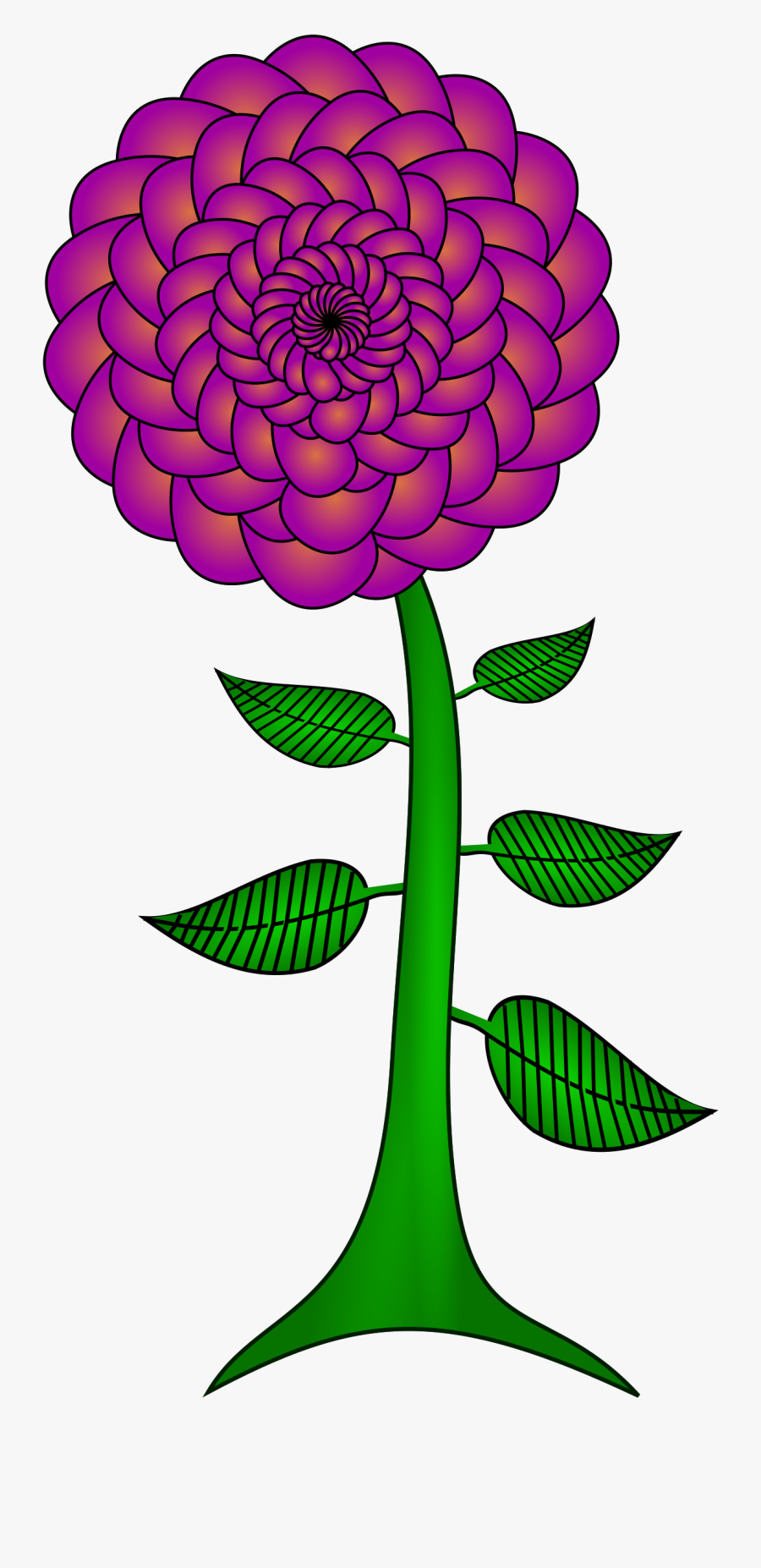 Paisley Flower Clip Arts - Flower, Transparent Clipart