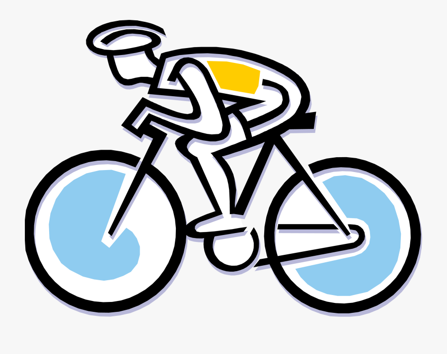 Cycling Clipart Logo - Bicycle Cartoon, Transparent Clipart
