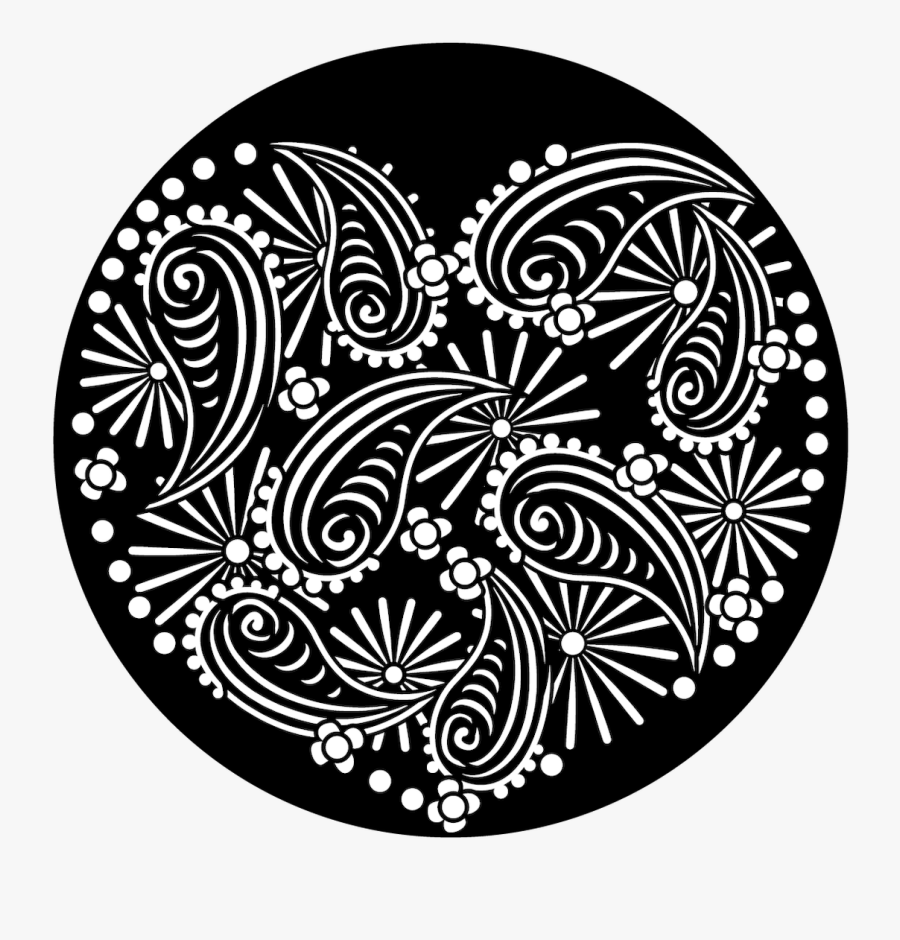Apollo Design Me-9093 Paisley Heart Steel Pattern - Formula Bremsscheibe 180mm Centerlock, Transparent Clipart