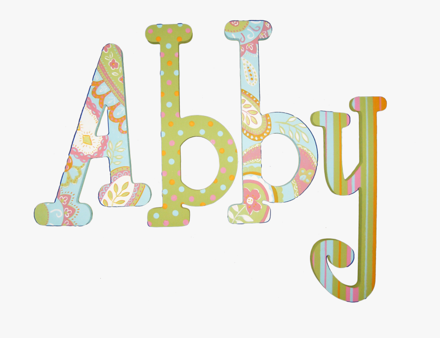 Abby In Bubble Letters, Transparent Clipart