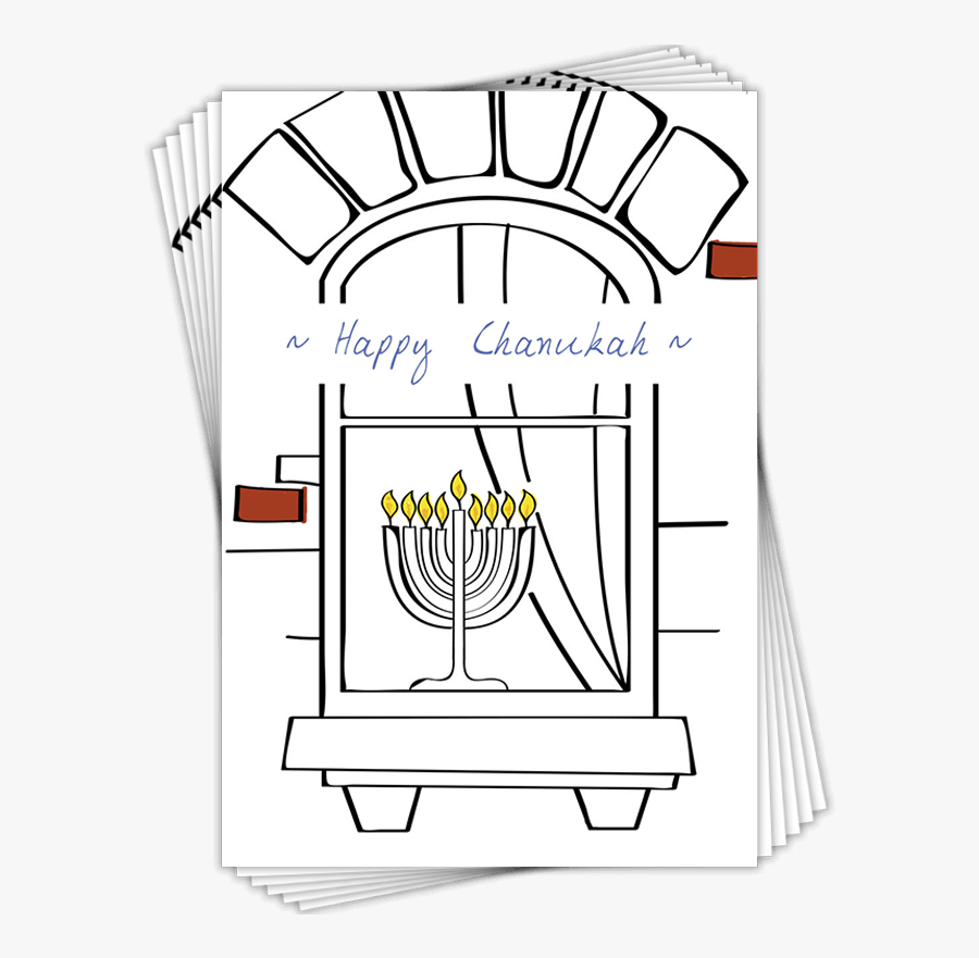 Chanukah Cards - Jewish New Year Cards, Transparent Clipart