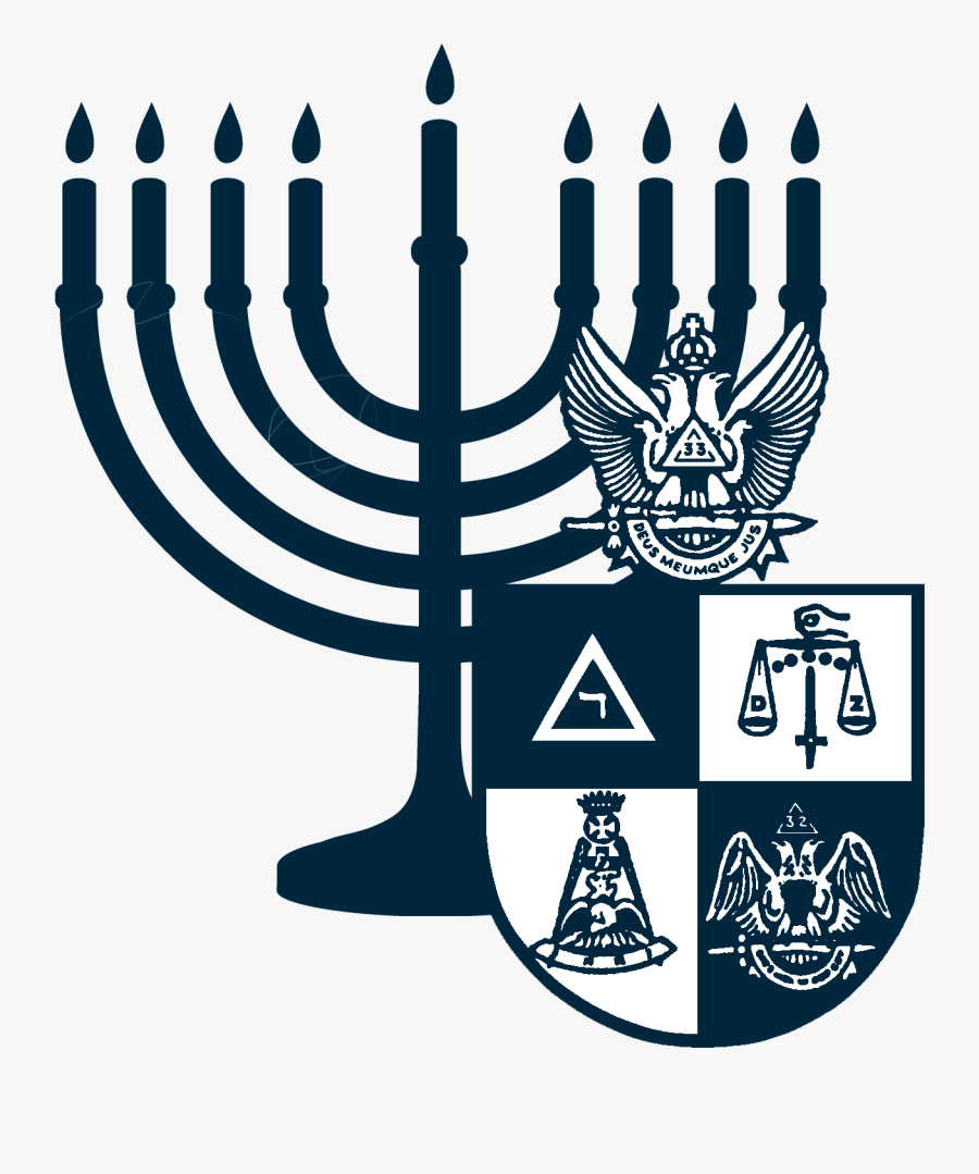 Hanukkah Clipart Black And White, Transparent Clipart
