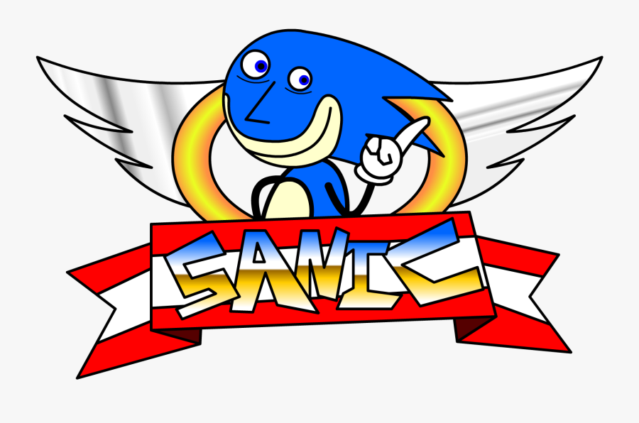 Roblox Hedgehog Clip Art - Sanic The Hedgehog Logo, Transparent Clipart