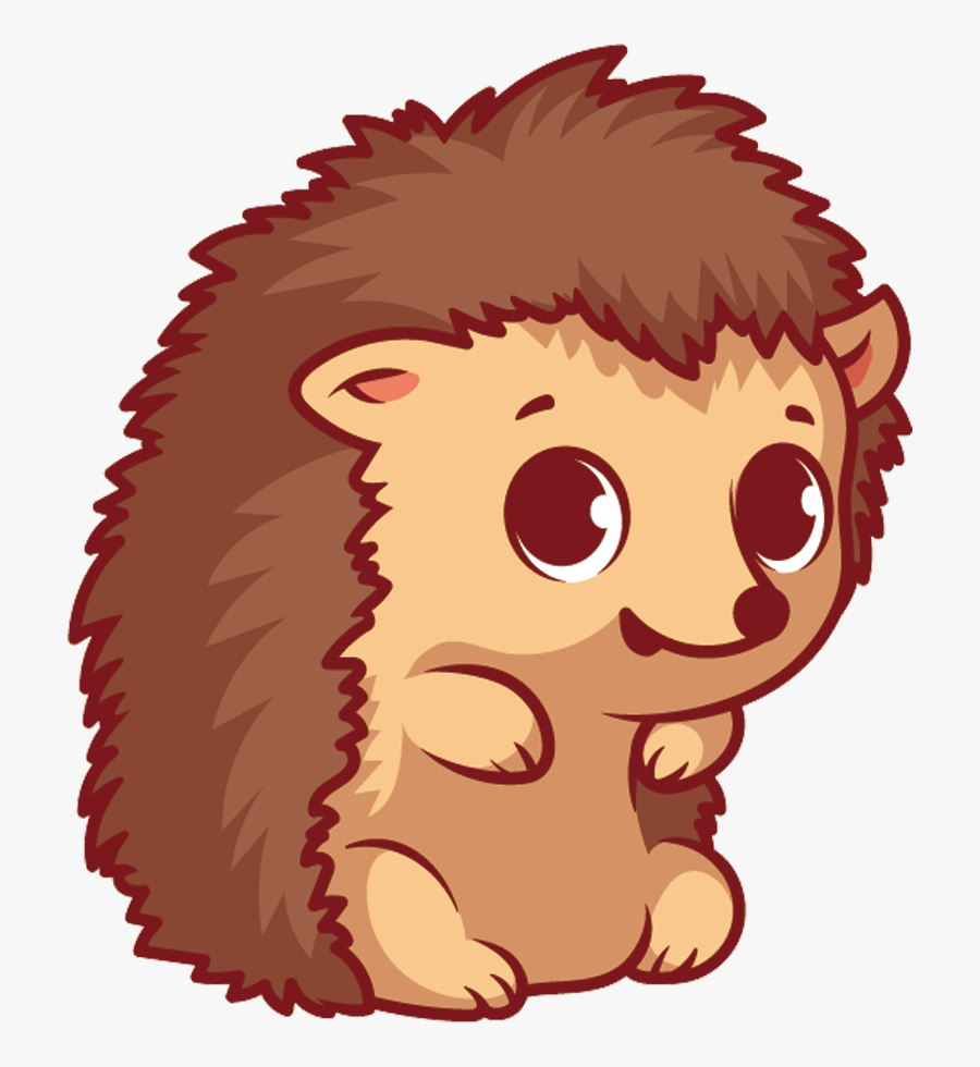 #cute #hedgehog #kawaii #cartoon #adorbale #animal - Cute Cartoon Hedgehog, Transparent Clipart