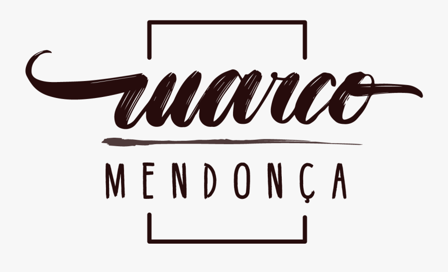 Marco Mendonça - Calligraphy, Transparent Clipart