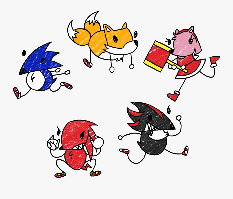 Temporary Sonic The Hedgehog Stickers On Storenvy - Cartoon, Transparent Clipart