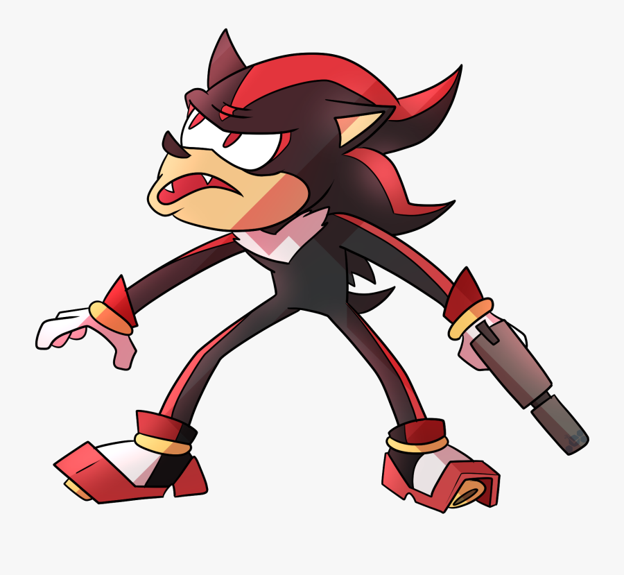 Red Vertebrate Fictional Character Cartoon Clip Art - Edge The Hedgehog, Transparent Clipart