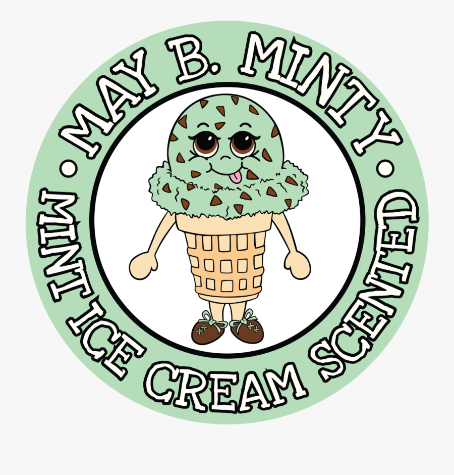 Mint Choco Ice Cream Whiffer Stickers Scratch & Sniff, Transparent Clipart