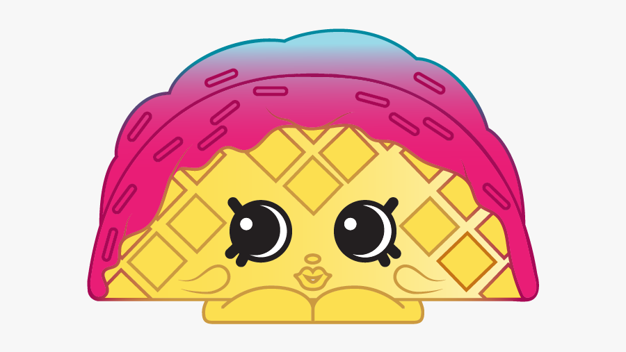 Ice Cream Taco Shopkins, Transparent Clipart