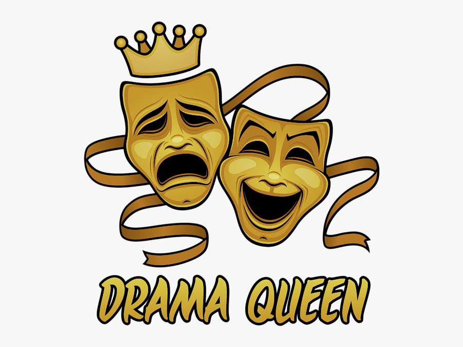 Comedy Tragedy Theater Masks, Transparent Clipart