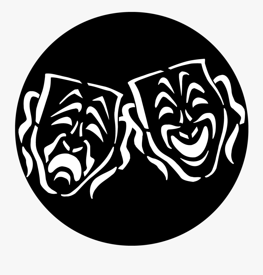 Apollo Masks Tragedy/comedy Gobo - Circle, Transparent Clipart