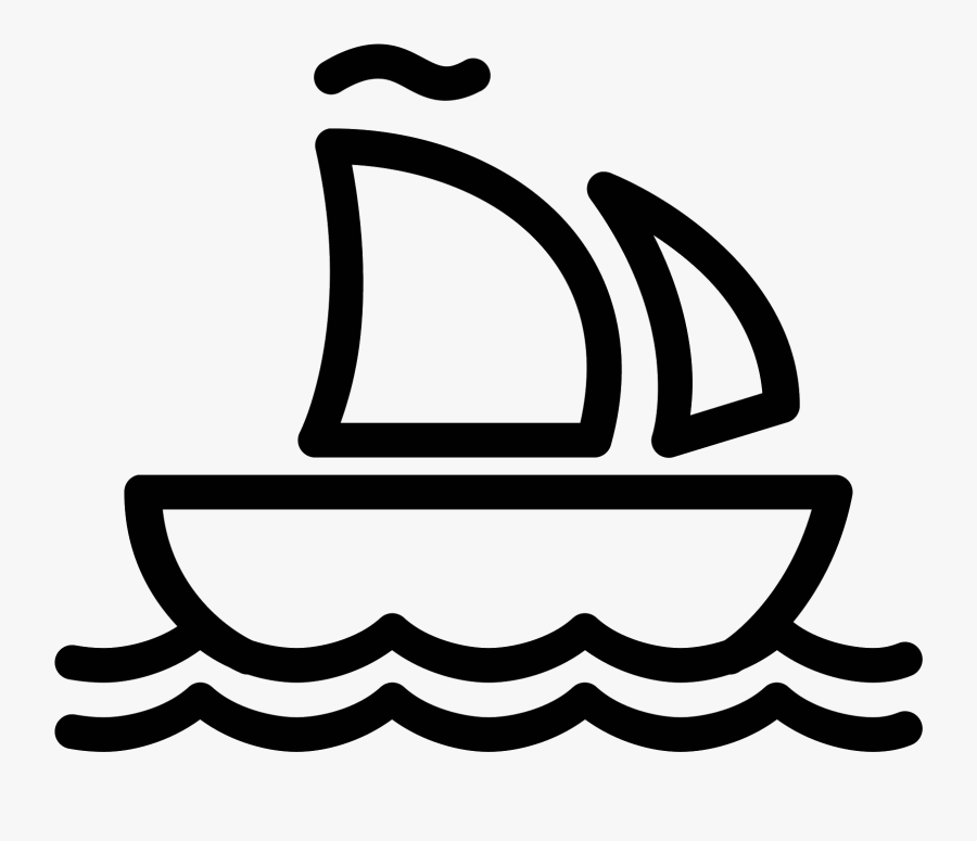 Sailing Ship Clipart Ice Cream - Transparent Icon Ship Png, Transparent Clipart