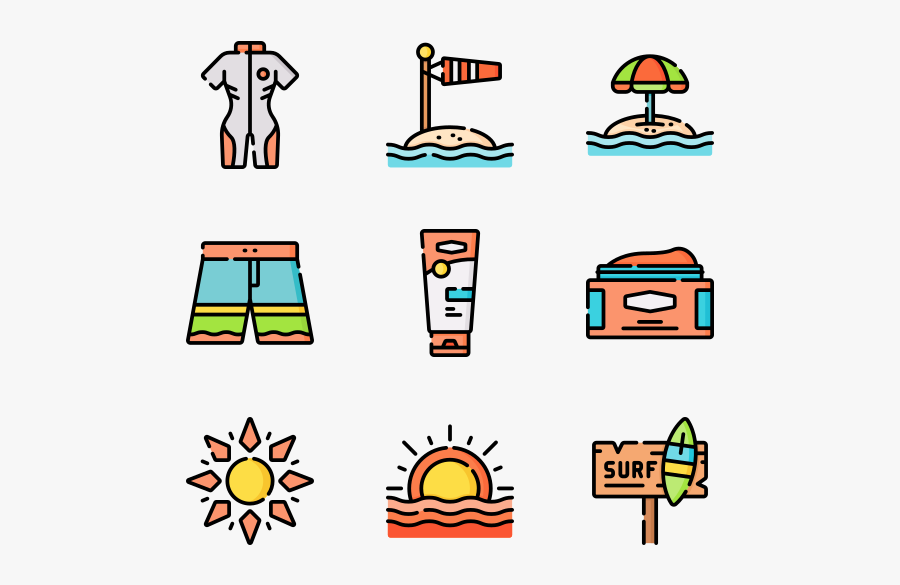 Surf - Autumn Icons Png, Transparent Clipart