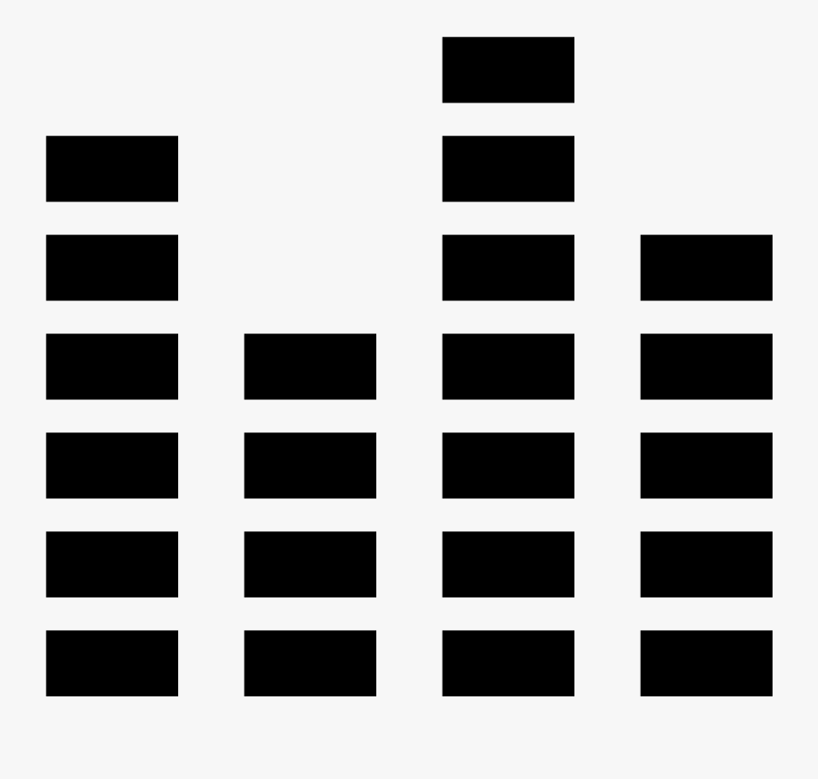 Audio Wave Png - Monochrome, Transparent Clipart