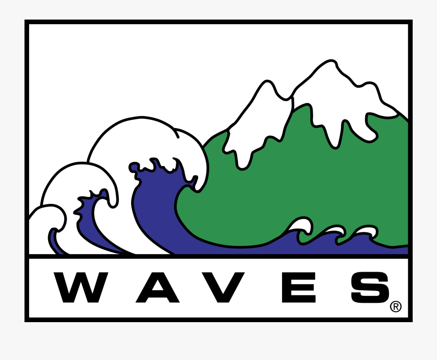 Waves Logo Png Transparent - Waves, Transparent Clipart