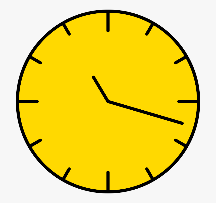 Blank Clock Face Transparent, Transparent Clipart