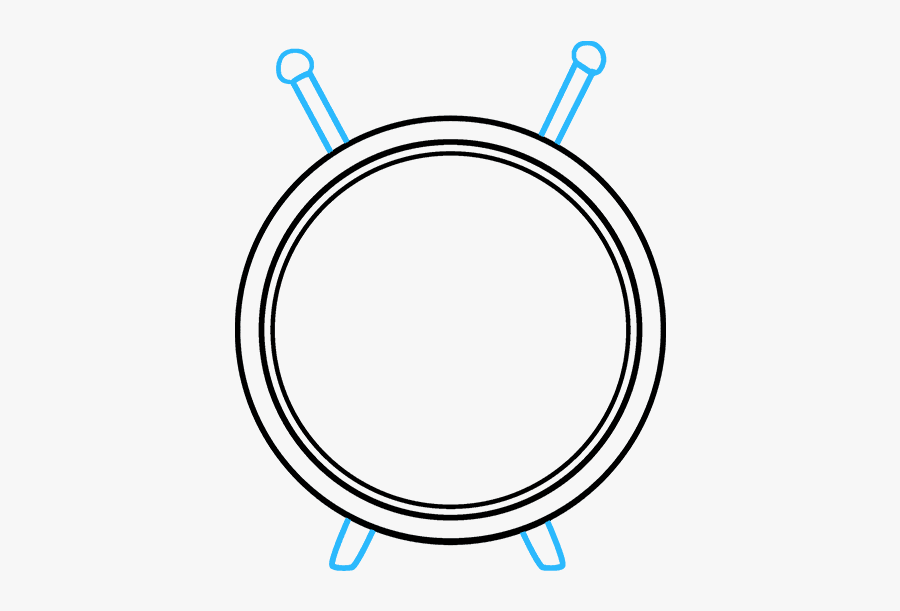 How To Draw Alarm Clock - Circle, Transparent Clipart