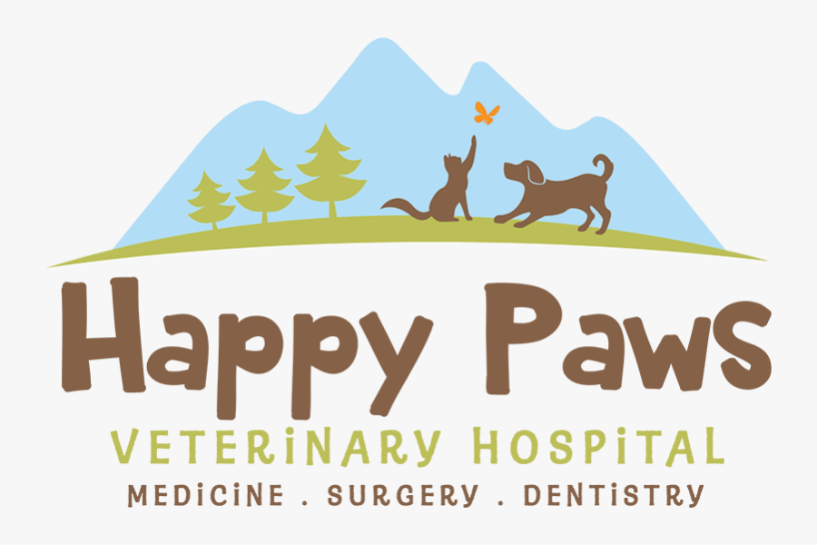 Happy Paws Veterinary Hospital - Graphic Design, Transparent Clipart