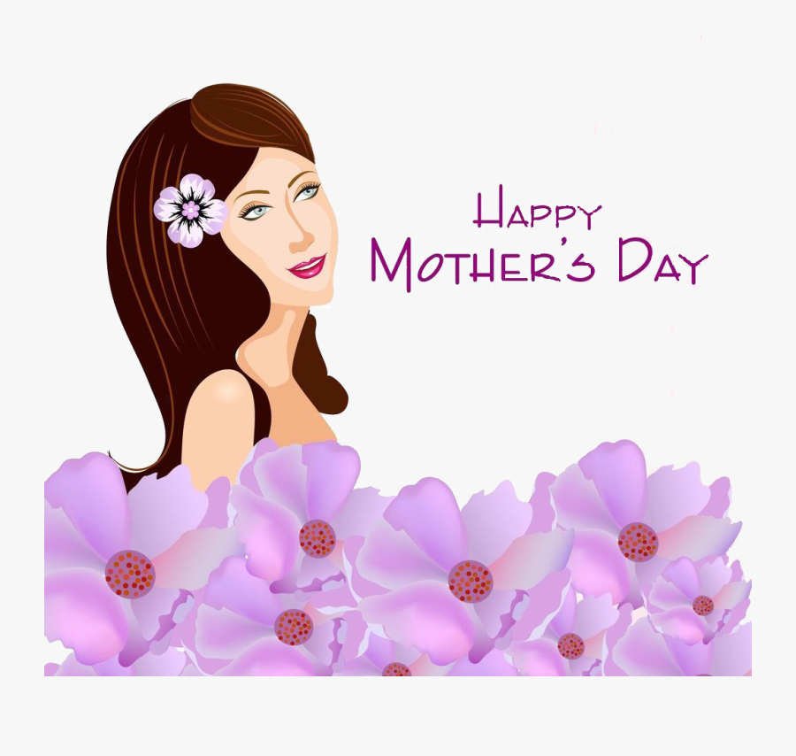 Mothers Day Background Images Hair, Transparent Clipart