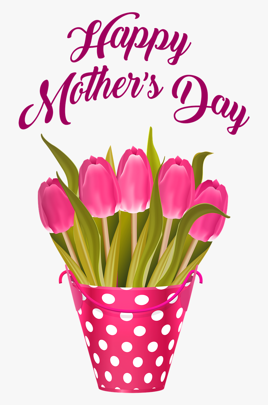 Mothers Day Flowers Photos - Happy Mothers Day, Transparent Clipart