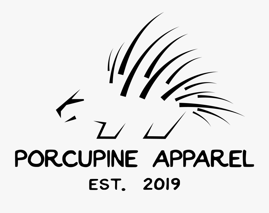 Porcupine Apparel - Illustration, Transparent Clipart
