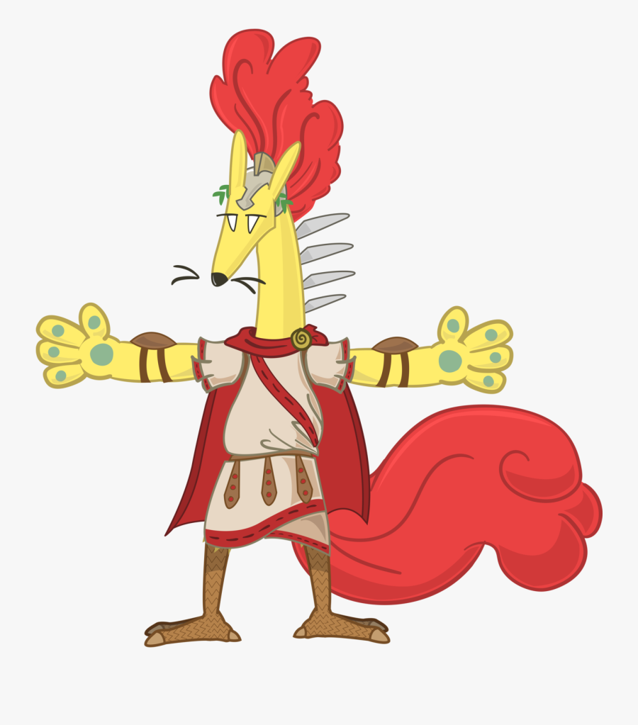 The Weasel Porcupine Rooster Soldier Fellow From The - Cartoon, Transparent Clipart