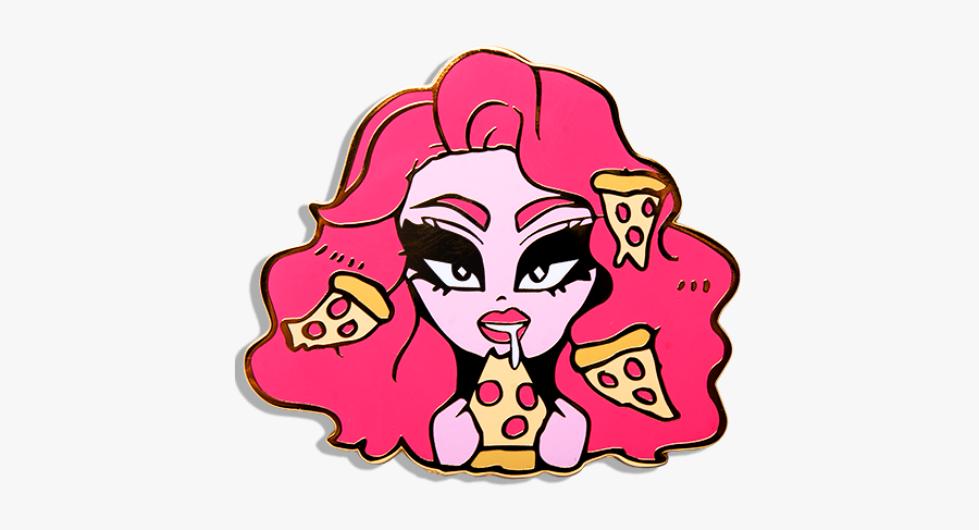 Pizza Pin, Transparent Clipart