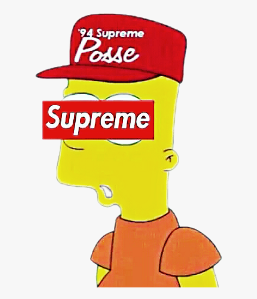 Bart Simpson Skating Enamel Pins Clipart , Png Download - Supreme, Transparent Clipart