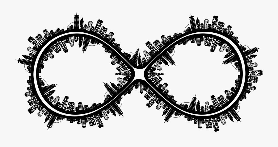 City Skyline Ii Infinity Clip Arts - Development Planning Of India After Independence, Transparent Clipart