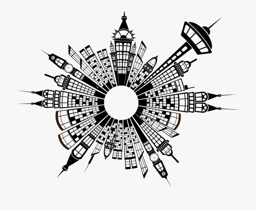 Building, City, Skyline, Ring, District, Arrangement - Cultural Competence, Transparent Clipart