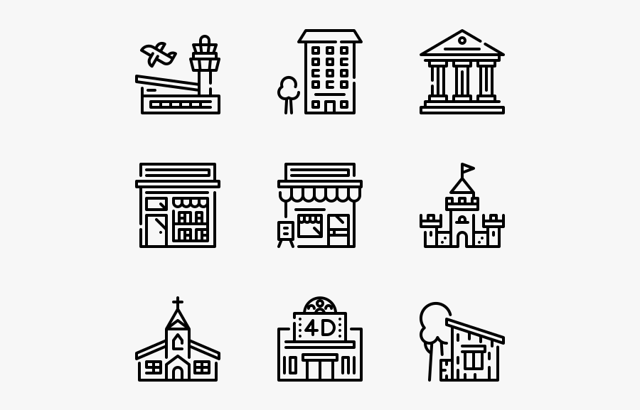 Building, Transparent Clipart