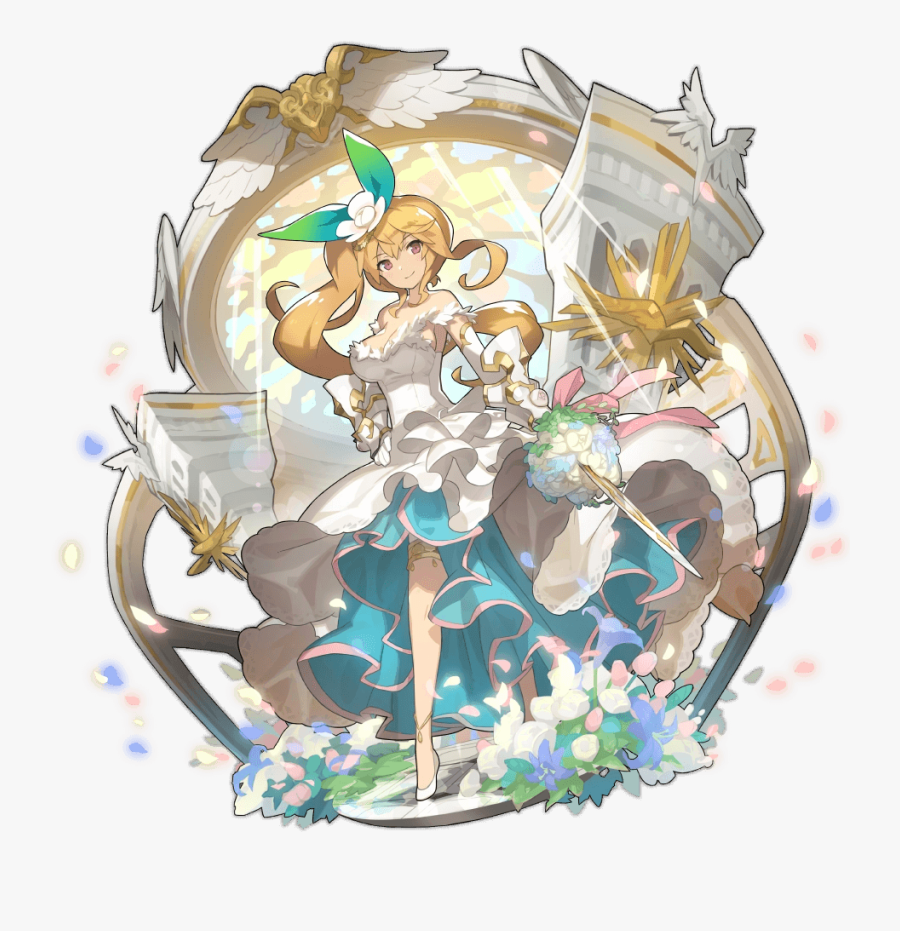 Dragalia Lost Wedding Elisanne, Transparent Clipart